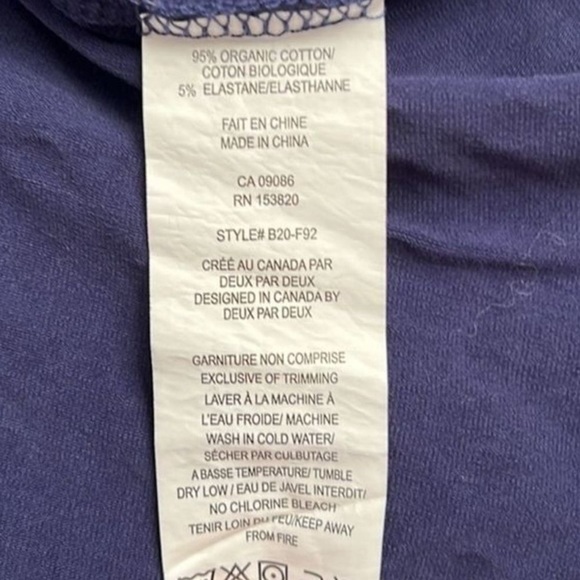 DEUX Par Deux Girl's Blue Polka Dot Ruffles Drop Waist Long Sleeve Dress Size 4 - Picture 8 of 8